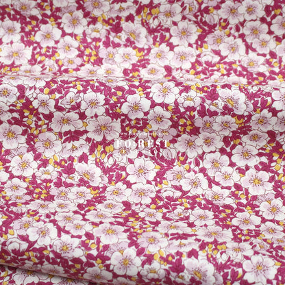 Quilting Liberty - Liberty Tree of Life Orange 1 fabric - FO:REST Fabric 布恩堂Liberty fabrictana lawnjapanese fabricykk zipper