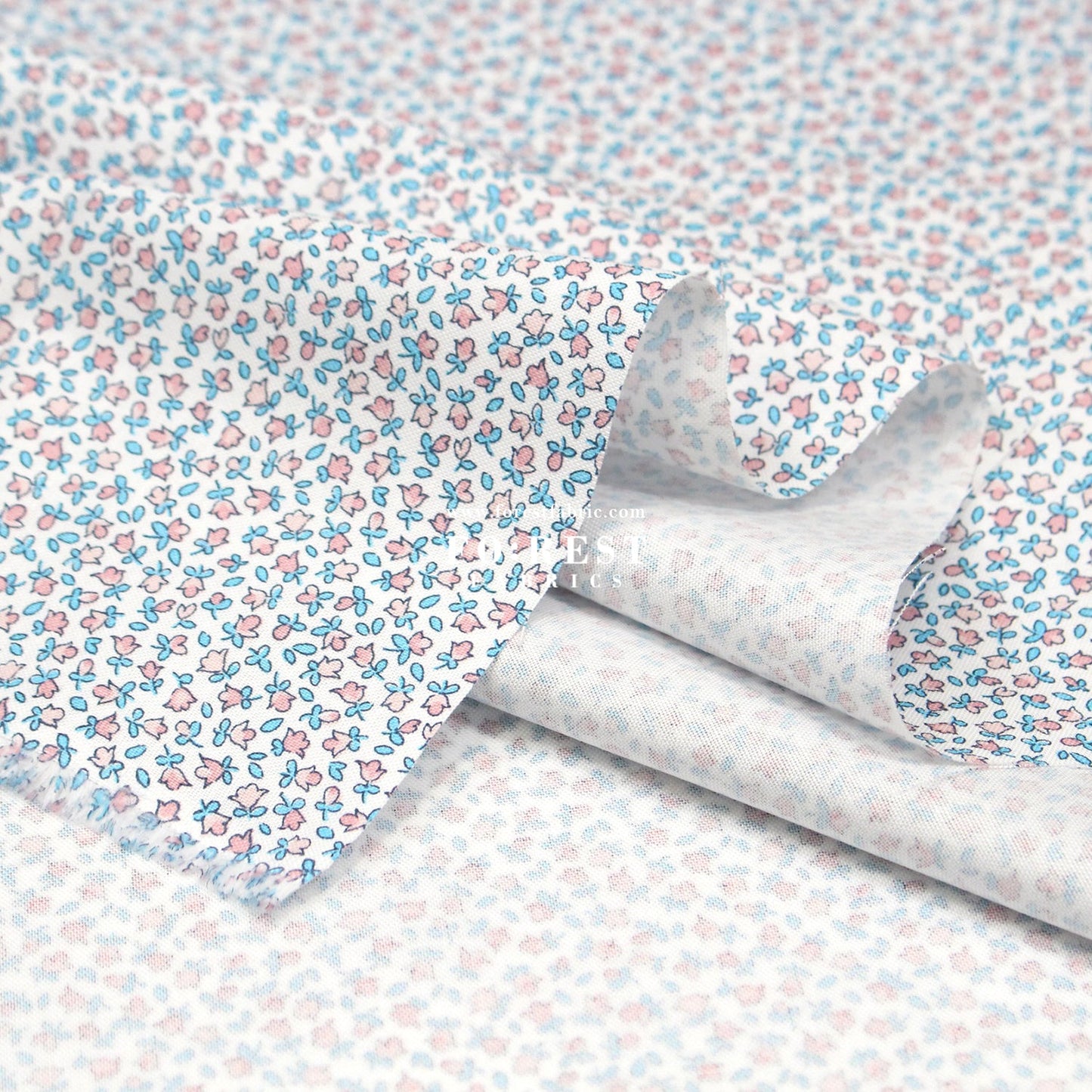 Quilting Liberty - Little Buds fabric D - FO:REST Fabric 布恩堂Liberty fabrictana lawnjapanese fabricykk zipper