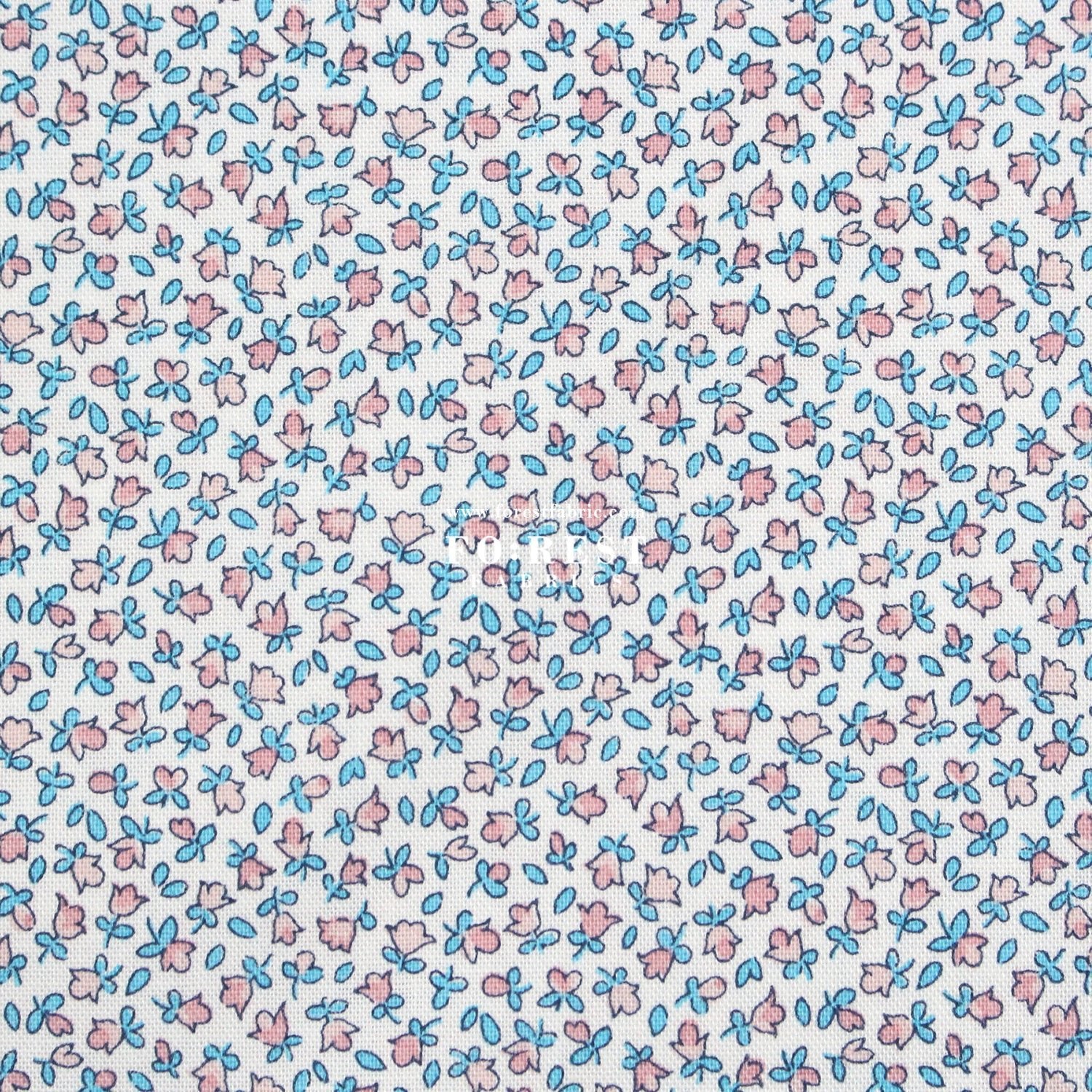 Quilting Liberty - Little Buds fabric D - FO:REST Fabric 布恩堂Liberty fabrictana lawnjapanese fabricykk zipper