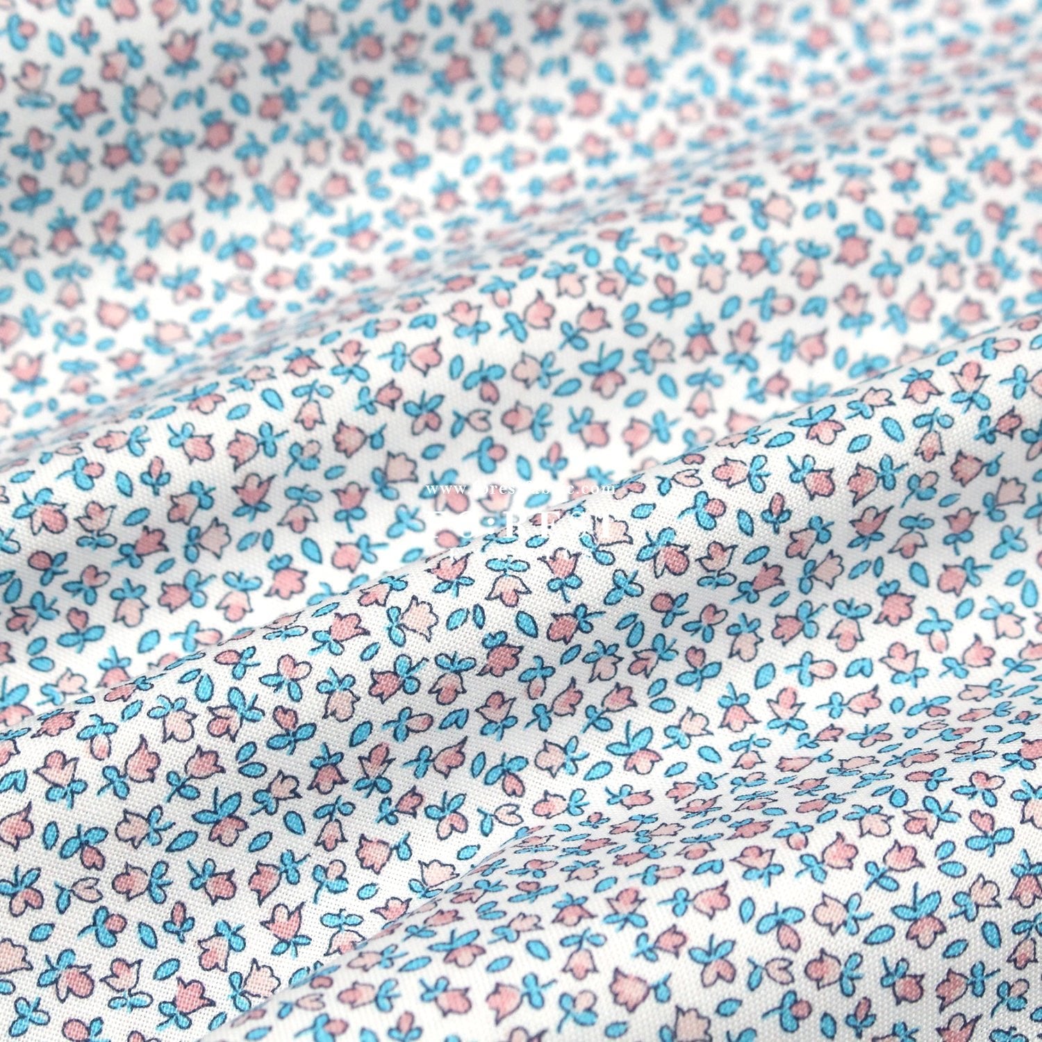 Quilting Liberty - Little Buds fabric D - FO:REST Fabric 布恩堂Liberty fabrictana lawnjapanese fabricykk zipper