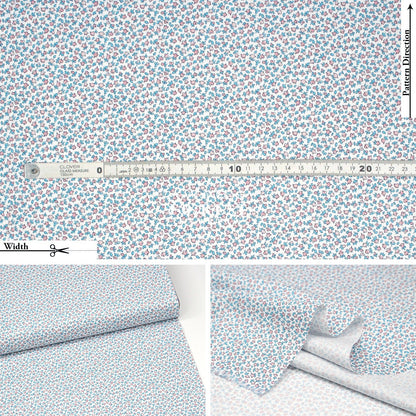 Quilting Liberty - Little Buds fabric D - FO:REST Fabric 布恩堂Liberty fabrictana lawnjapanese fabricykk zipper