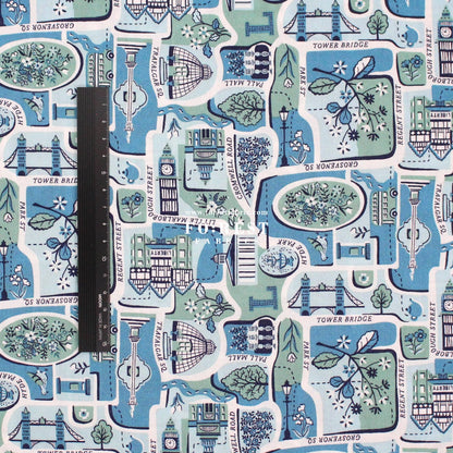 Quilting Liberty - London Bouquet 1 fabric - FO:REST Fabric 布恩堂Liberty fabrictana lawnjapanese fabricykk zipper
