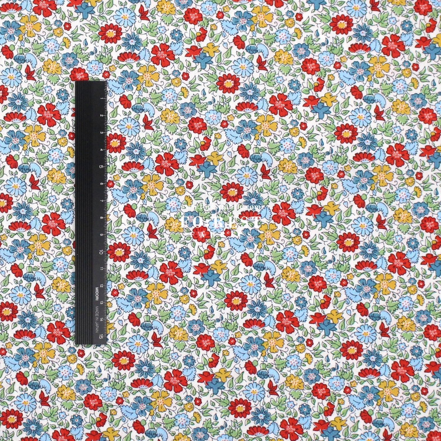Quilting Liberty - London Bouquet 2 fabric - FO:REST Fabric 布恩堂Liberty fabrictana lawnjapanese fabricykk zipper