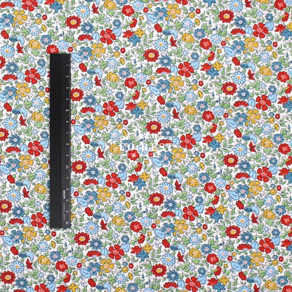 Quilting Liberty - London Bouquet 2 fabric - FO:REST Fabric 布恩堂Liberty fabrictana lawnjapanese fabricykk zipper