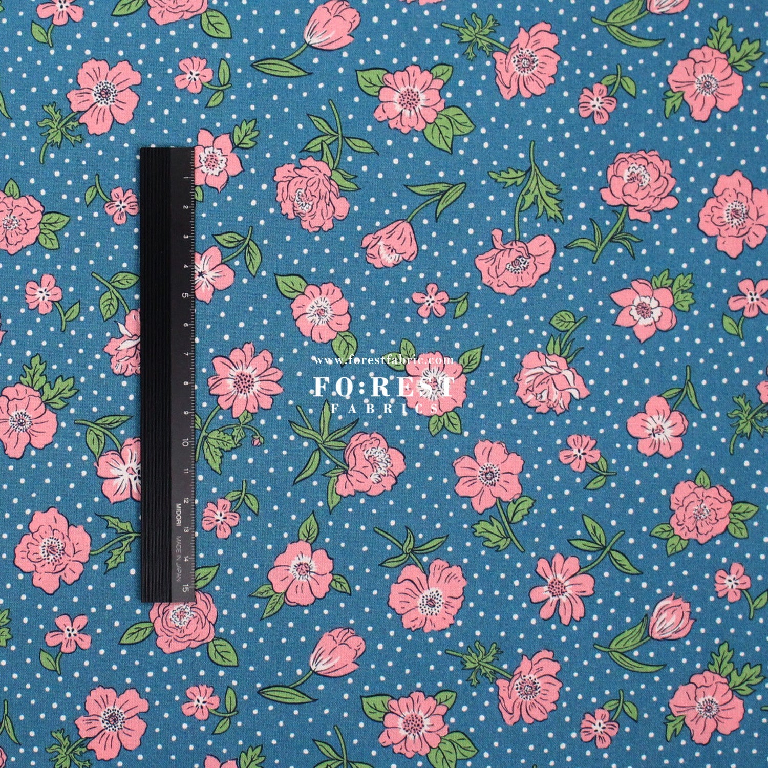 Quilting Liberty - London Bouquet 2 fabric - FO:REST Fabric 布恩堂Liberty fabrictana lawnjapanese fabricykk zipper