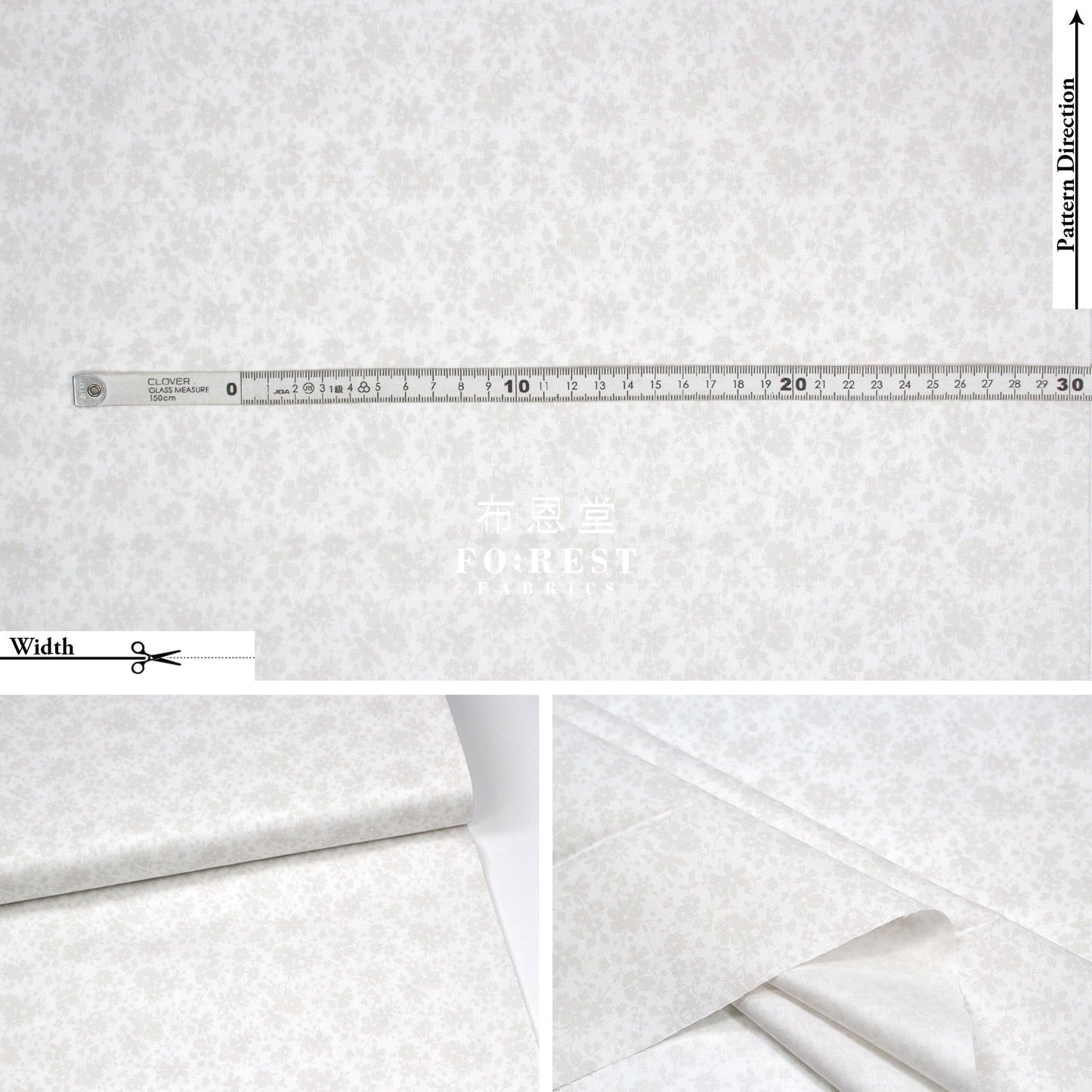 Quilting Liberty - maddsie Blossom C - FO:REST Fabric 布恩堂Liberty fabrictana lawnjapanese fabricykk zipper
