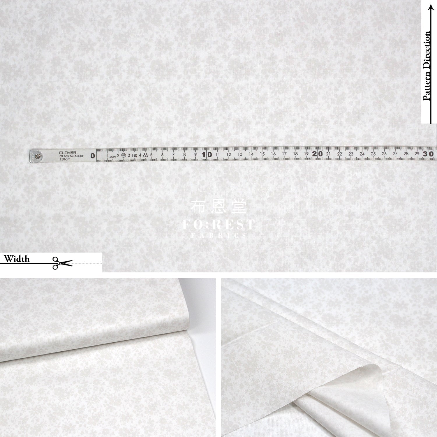 Quilting Liberty - maddsie Blossom C - FO:REST Fabric 布恩堂Liberty fabrictana lawnjapanese fabricykk zipper
