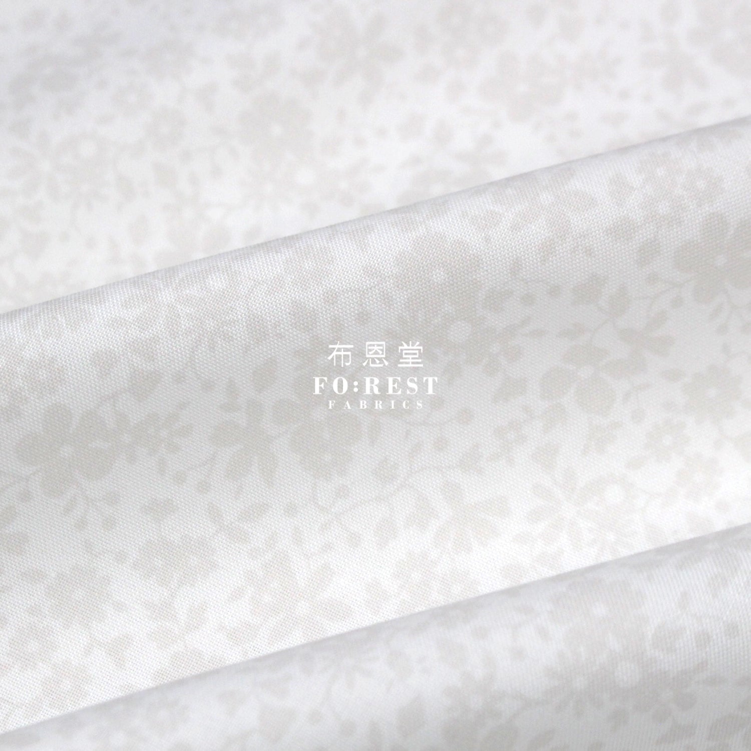 Quilting Liberty - maddsie Blossom C - FO:REST Fabric 布恩堂Liberty fabrictana lawnjapanese fabricykk zipper