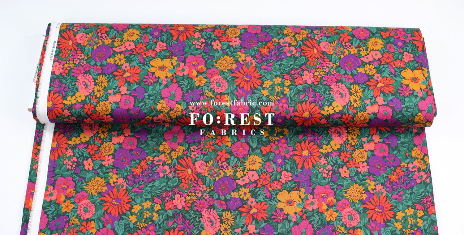 Quilting Liberty - Malvern Field 275cm Wide Width fabric - FO:REST Fabric 布恩堂Liberty fabrictana lawnjapanese fabricykk zipper