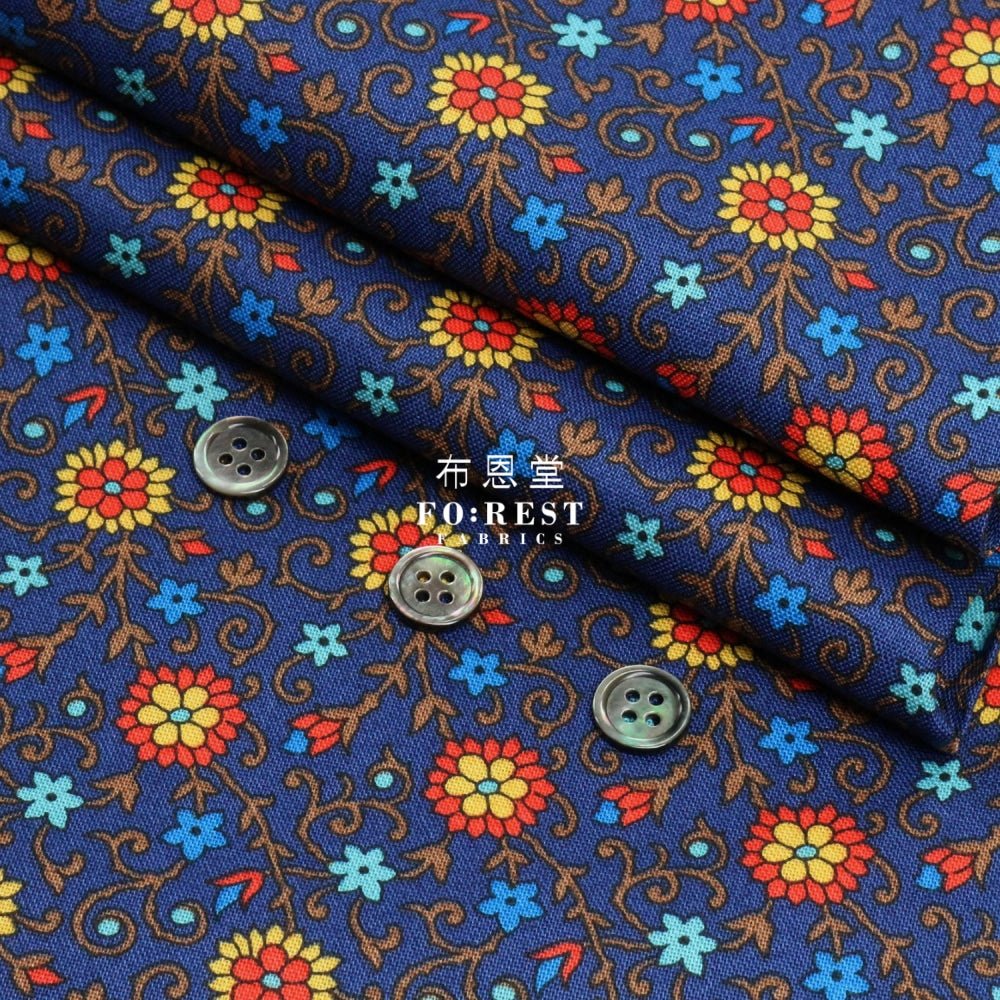 Quilting Liberty - Manor Park A - FO:REST Fabric 布恩堂Liberty fabrictana lawnjapanese fabricykk zipper
