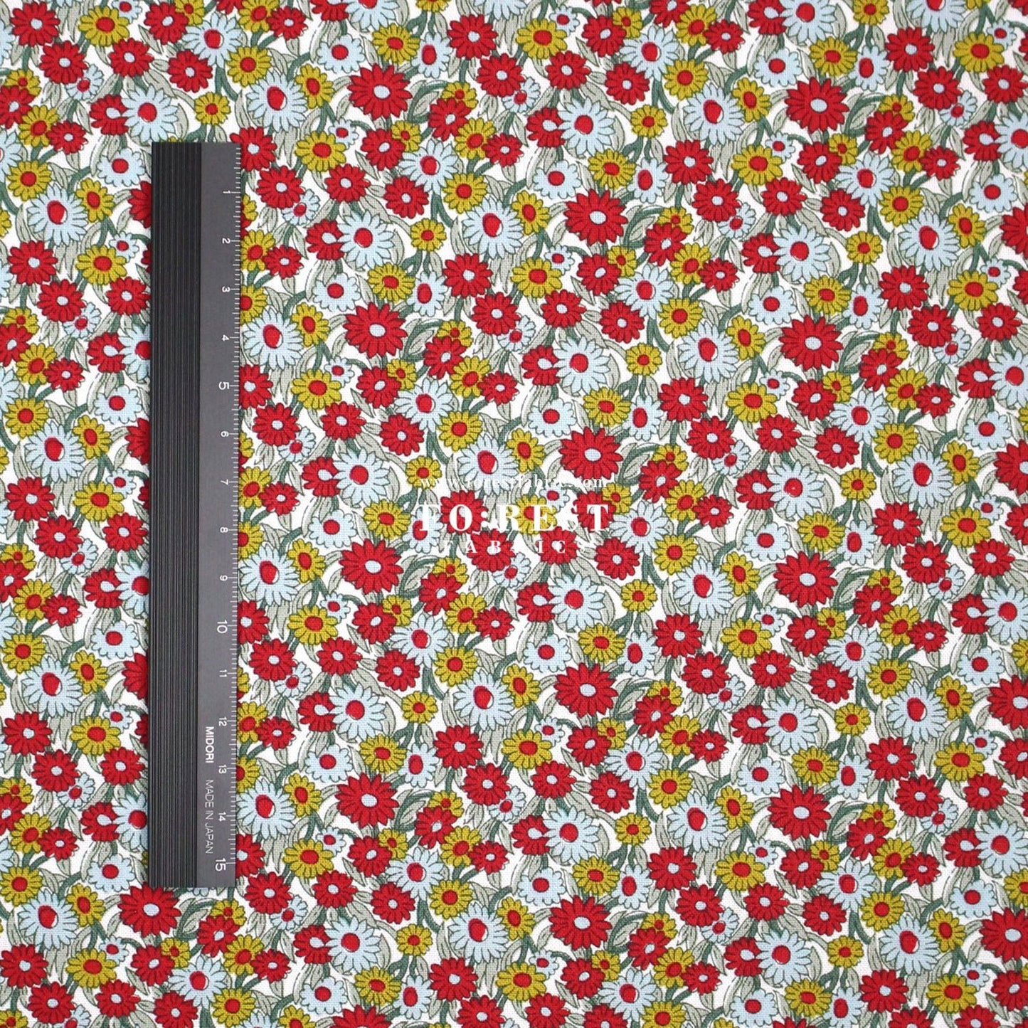 Quilting Liberty - Marguerite Meadow C - FO:REST Fabric 布恩堂Liberty fabrictana lawnjapanese fabricykk zipper