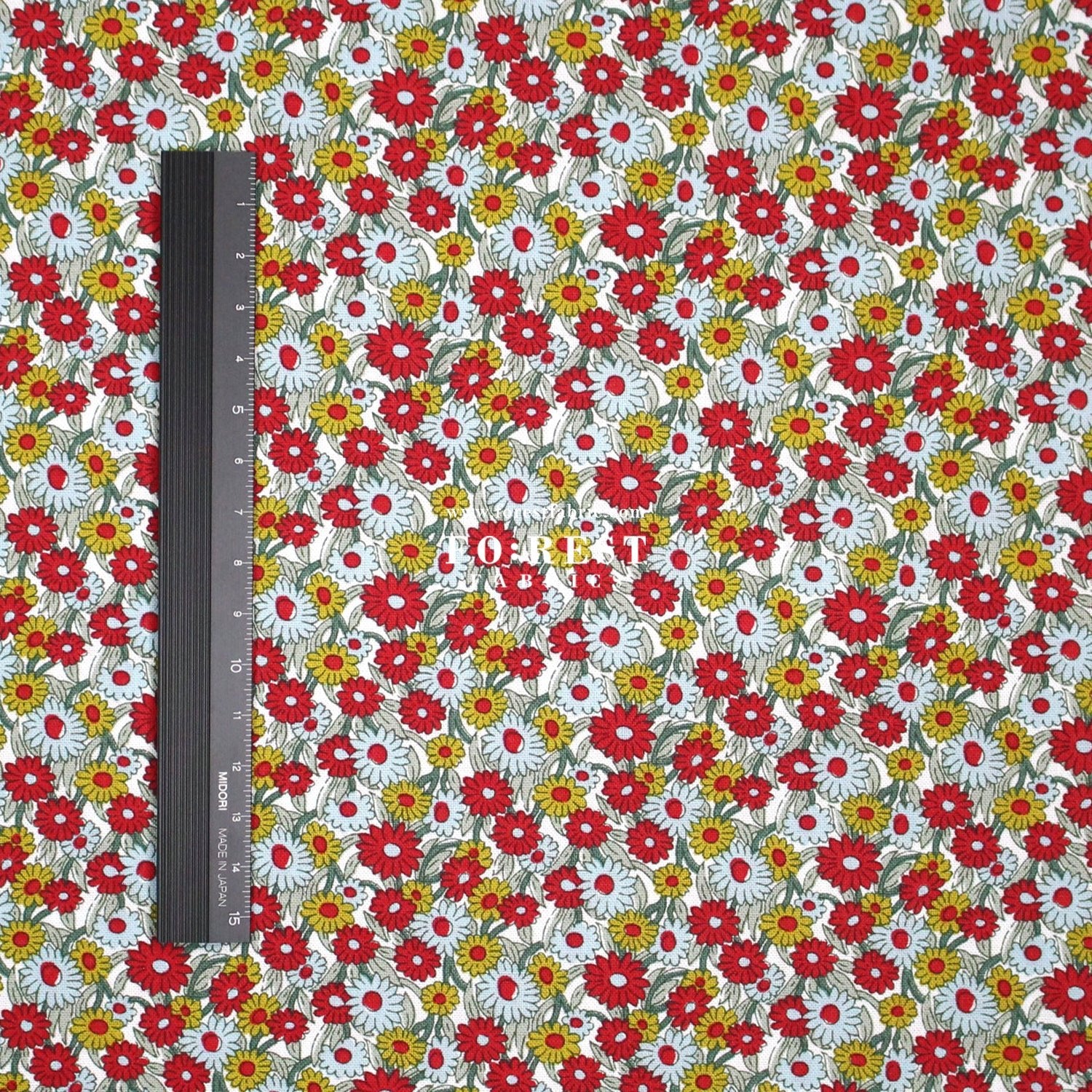 Quilting Liberty - Marguerite Meadow C - FO:REST Fabric 布恩堂Liberty fabrictana lawnjapanese fabricykk zipper