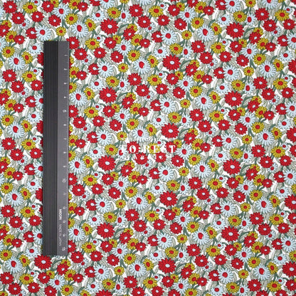 Quilting Liberty - Marguerite Meadow C - FO:REST Fabric 布恩堂Liberty fabrictana lawnjapanese fabricykk zipper
