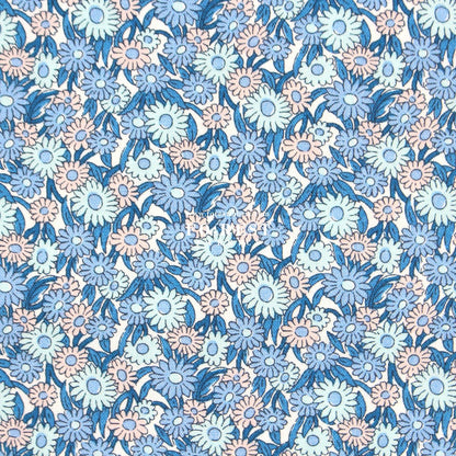 Quilting Liberty - Marguerite Meadow fabric D - FO:REST Fabric 布恩堂Liberty fabrictana lawnjapanese fabricykk zipper