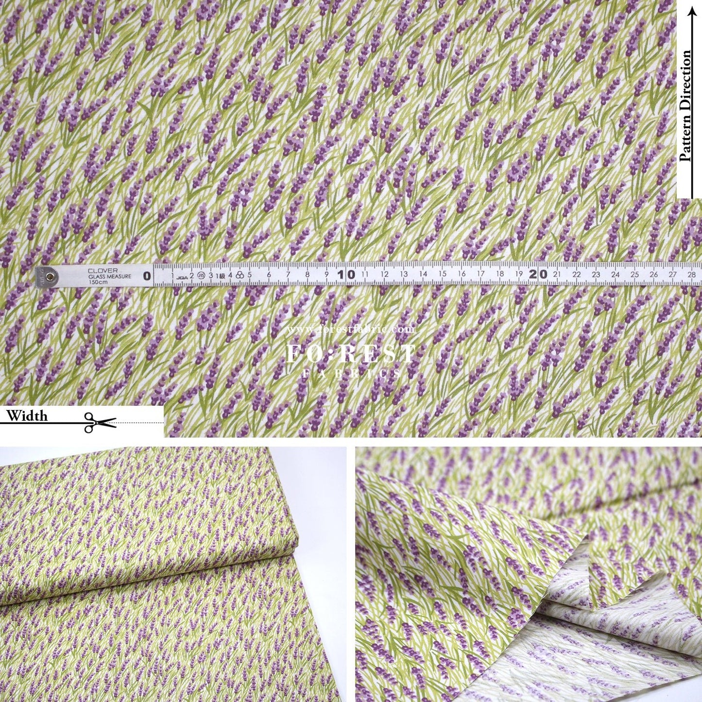 Quilting Liberty - Marsh Orchids A - FO:REST Fabric 布恩堂Liberty fabrictana lawnjapanese fabricykk zipper