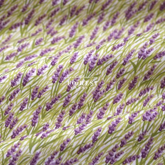 Quilting Liberty - Marsh Orchids A - FO:REST Fabric 布恩堂Liberty fabrictana lawnjapanese fabricykk zipper