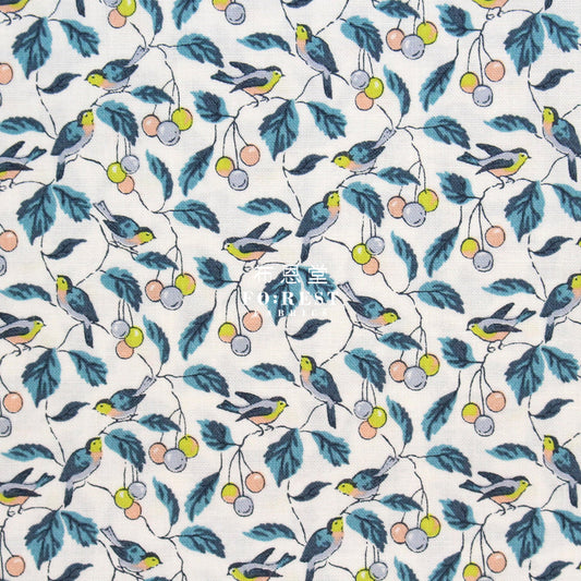 Quilting Liberty - Morning Birdsong A Lasenby Cotton