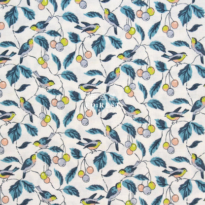 Quilting Liberty - Morning Birdsong A - FO:REST Fabric 布恩堂Liberty fabrictana lawnjapanese fabricykk zipper