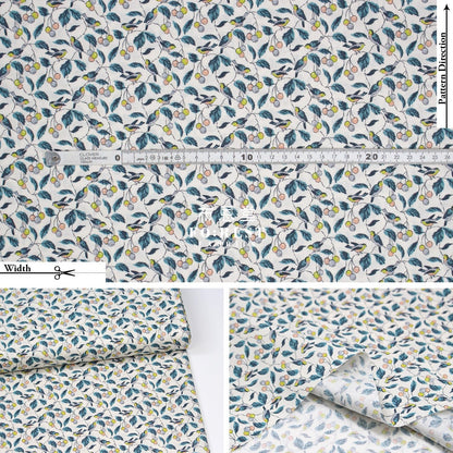 Quilting Liberty - Morning Birdsong A - FO:REST Fabric 布恩堂Liberty fabrictana lawnjapanese fabricykk zipper