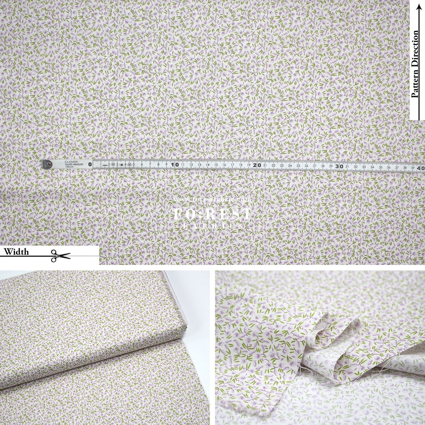 Quilting Liberty - Mountain Heather A - FO:REST Fabric 布恩堂Liberty fabrictana lawnjapanese fabricykk zipper