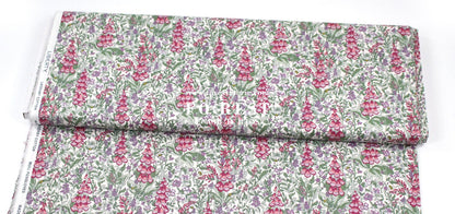 Quilting Liberty - Mull Foxgloves A - FO:REST Fabric 布恩堂Liberty fabrictana lawnjapanese fabricykk zipper
