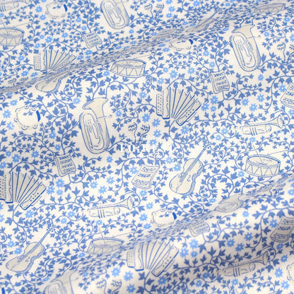 Quilting Liberty - Musical Meadow fabric A - FO:REST Fabric 布恩堂Liberty fabrictana lawnjapanese fabricykk zipper