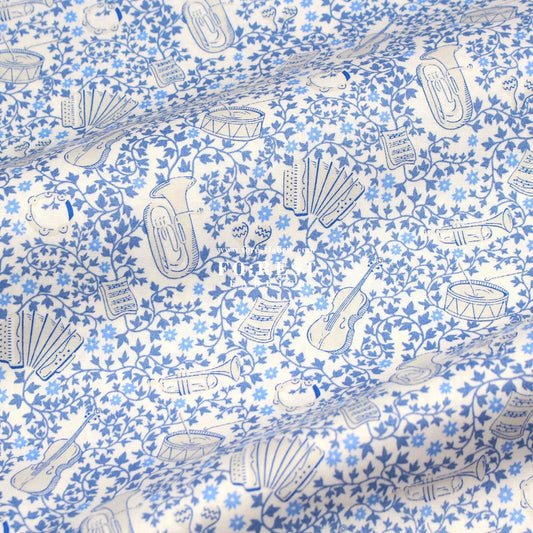 Quilting Liberty - Musical Meadow fabric A - FO:REST Fabric 布恩堂Liberty fabrictana lawnjapanese fabricykk zipper