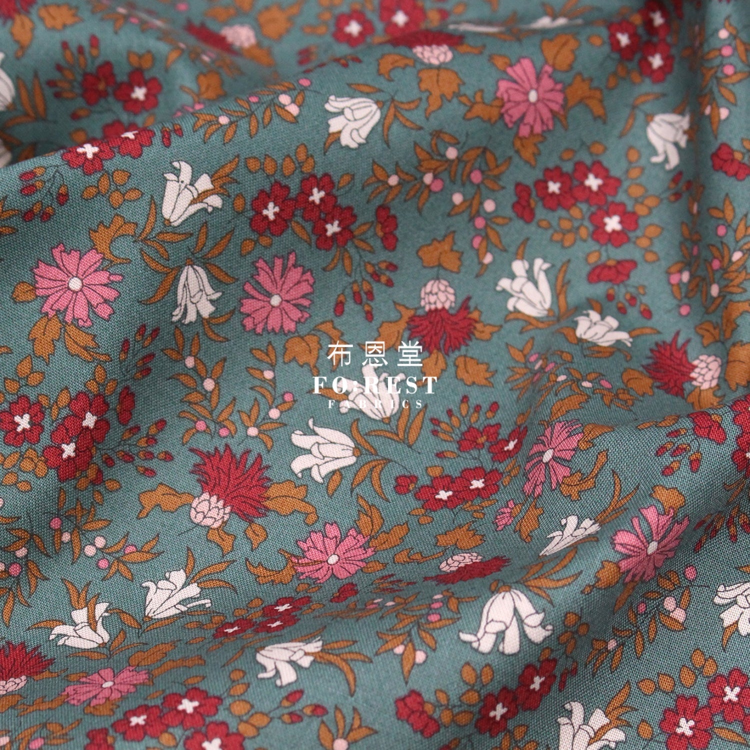 Quilting Liberty - Natures garden C - FO:REST Fabric 布恩堂Liberty fabrictana lawnjapanese fabricykk zipper