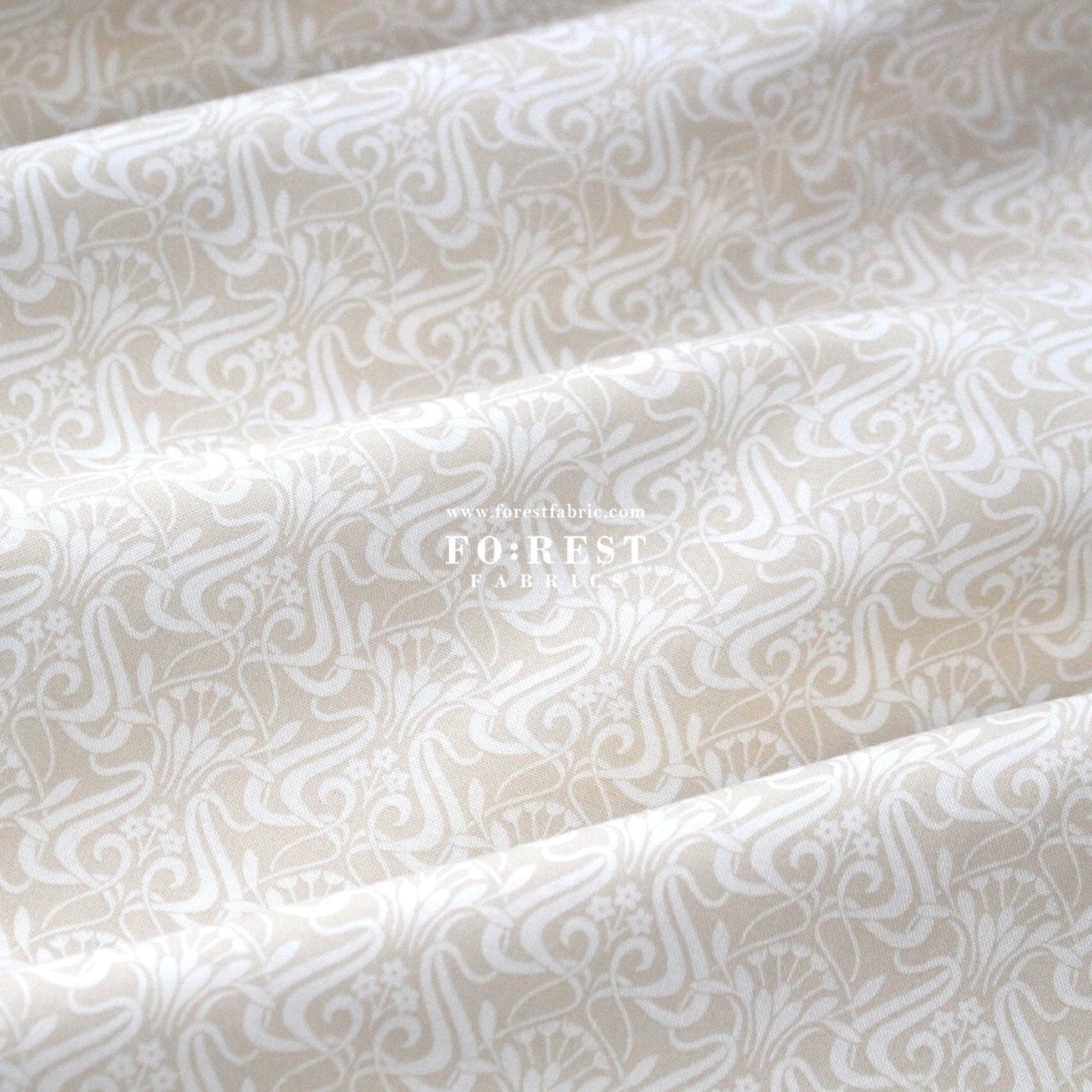 Quilting Liberty - Nouveau Shadow 1 fabric - FO:REST Fabric 布恩堂Liberty fabrictana lawnjapanese fabricykk zipper
