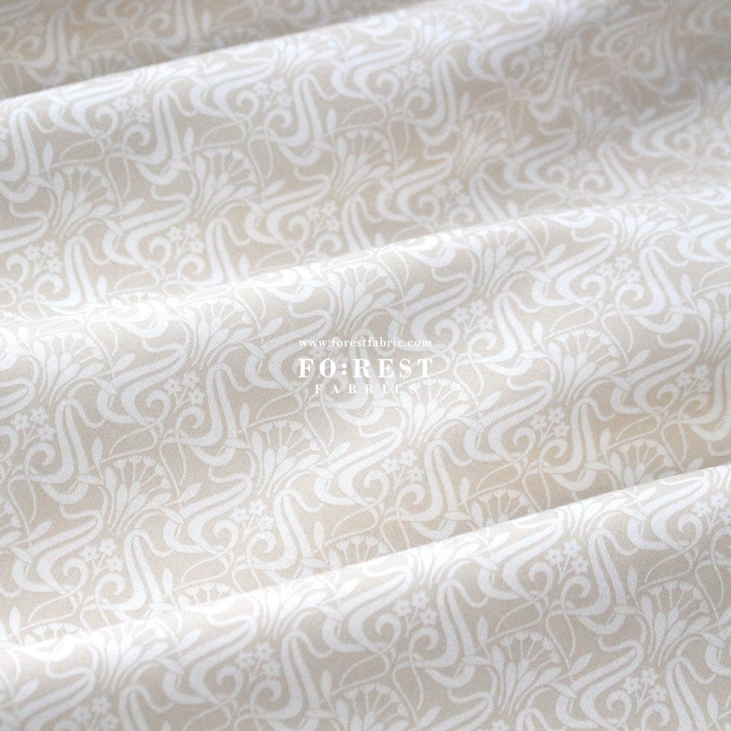 Quilting Liberty - Nouveau Shadow 1 fabric - FO:REST Fabric 布恩堂Liberty fabrictana lawnjapanese fabricykk zipper