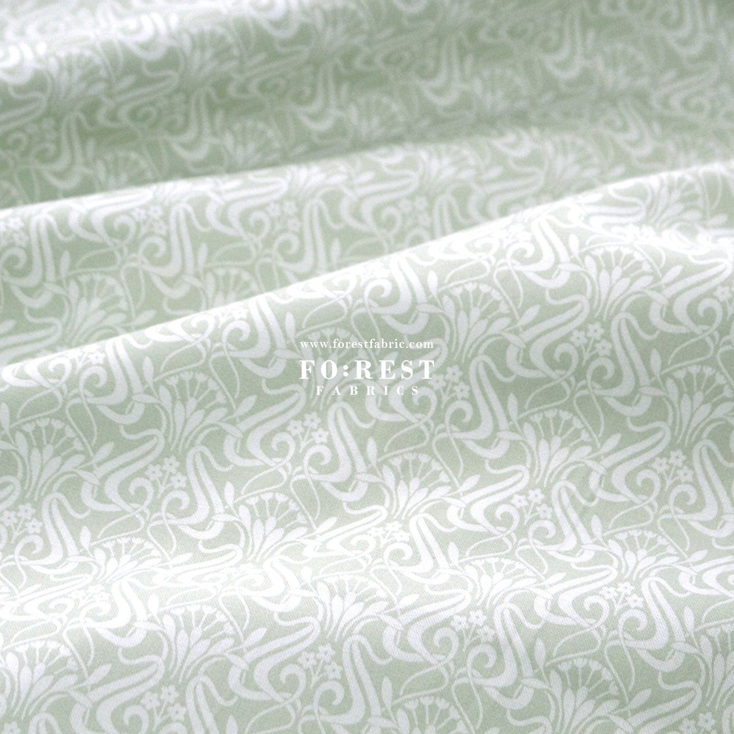 Quilting Liberty - Nouveau Shadow 1 fabric - FO:REST Fabric 布恩堂Liberty fabrictana lawnjapanese fabricykk zipper