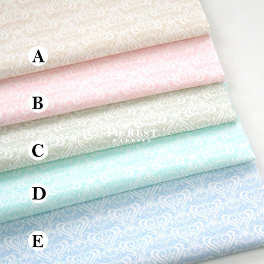 Quilting Liberty - Nouveau Shadow 1 fabric - FO:REST Fabric 布恩堂Liberty fabrictana lawnjapanese fabricykk zipper