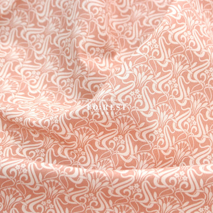 Quilting Liberty - Nouveau Shadow 2 fabric - FO:REST Fabric 布恩堂Liberty fabrictana lawnjapanese fabricykk zipper