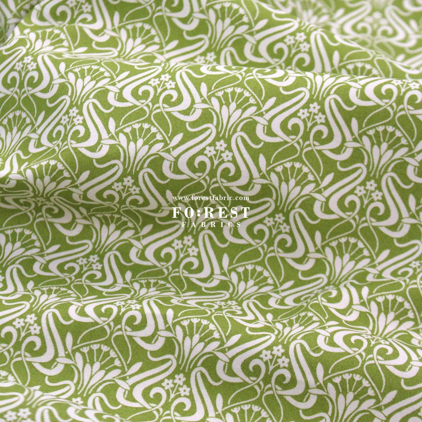 Quilting Liberty - Nouveau Shadow 2 fabric - FO:REST Fabric 布恩堂Liberty fabrictana lawnjapanese fabricykk zipper