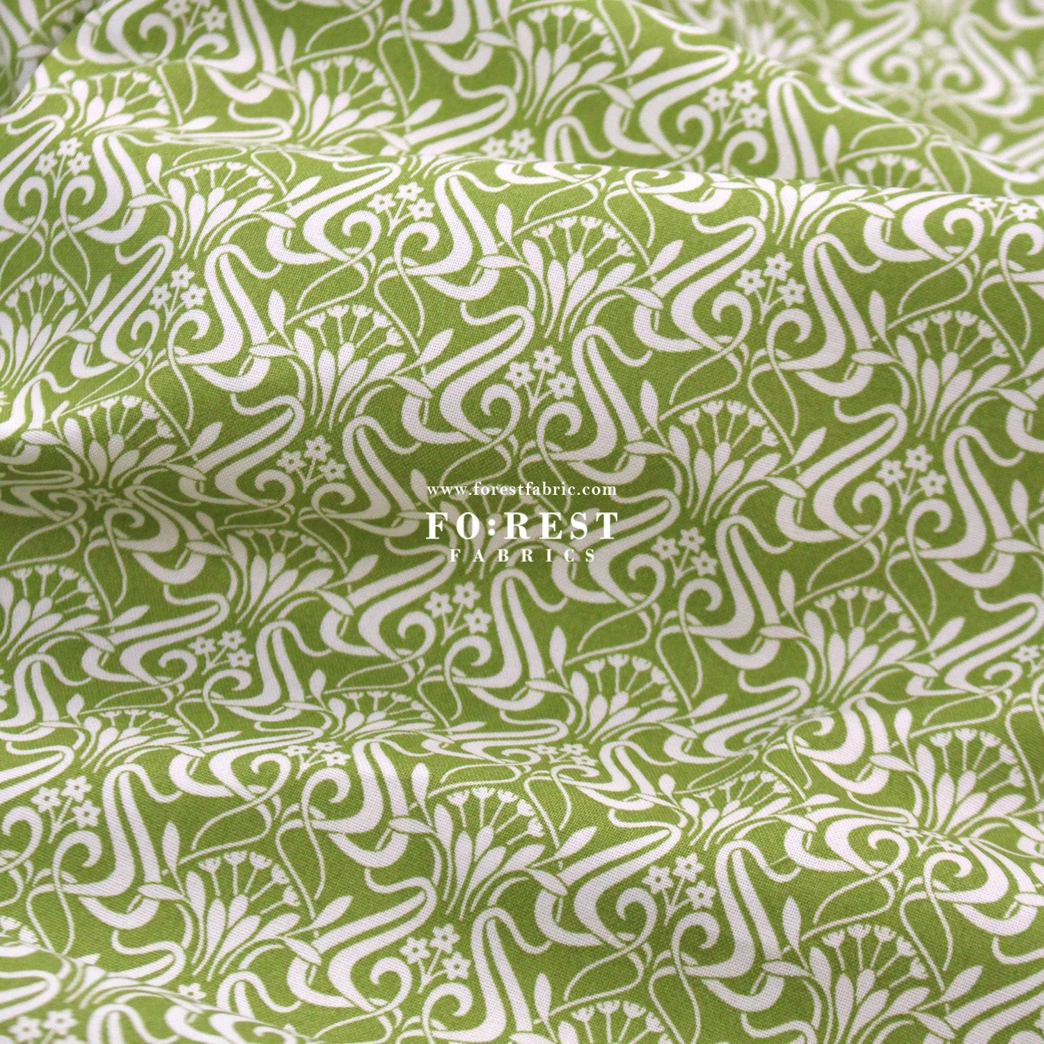 Quilting Liberty - Nouveau Shadow 2 fabric - FO:REST Fabric 布恩堂Liberty fabrictana lawnjapanese fabricykk zipper