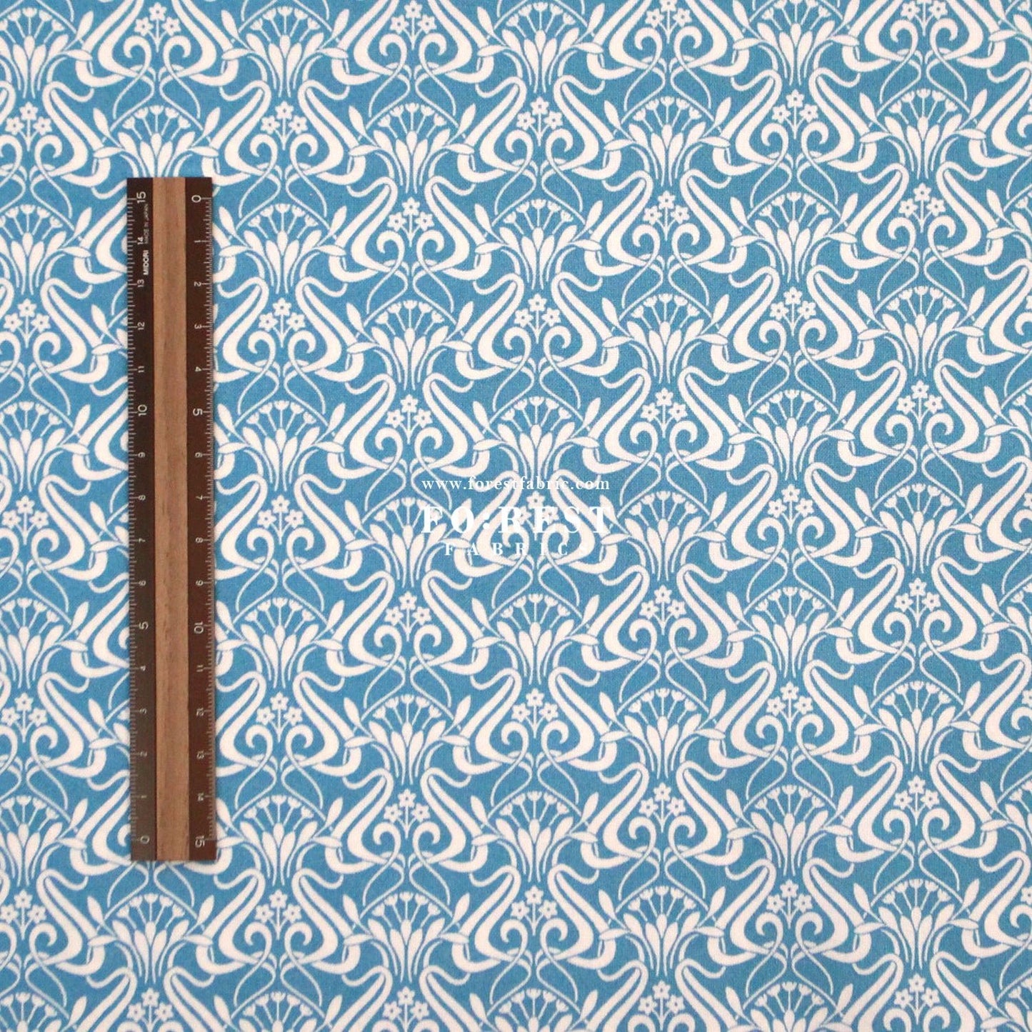 Quilting Liberty - Nouveau Shadow 2 fabric - FO:REST Fabric 布恩堂Liberty fabrictana lawnjapanese fabricykk zipper
