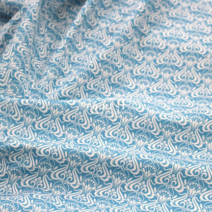 Quilting Liberty - Nouveau Shadow 2 fabric - FO:REST Fabric 布恩堂Liberty fabrictana lawnjapanese fabricykk zipper