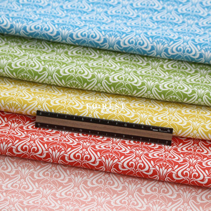 Quilting Liberty - Nouveau Shadow 2 fabric - FO:REST Fabric 布恩堂Liberty fabrictana lawnjapanese fabricykk zipper