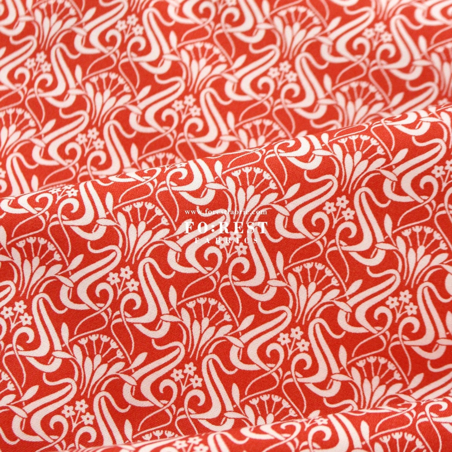 Quilting Liberty - Nouveau Shadow 2 fabric - FO:REST Fabric 布恩堂Liberty fabrictana lawnjapanese fabricykk zipper