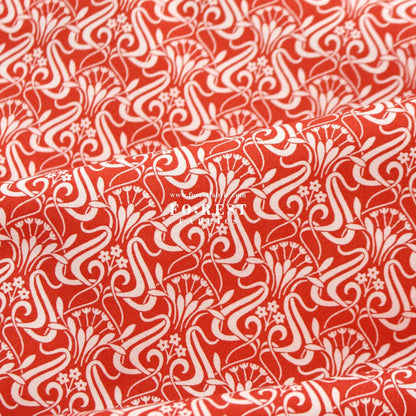 Quilting Liberty - Nouveau Shadow 2 fabric - FO:REST Fabric 布恩堂Liberty fabrictana lawnjapanese fabricykk zipper