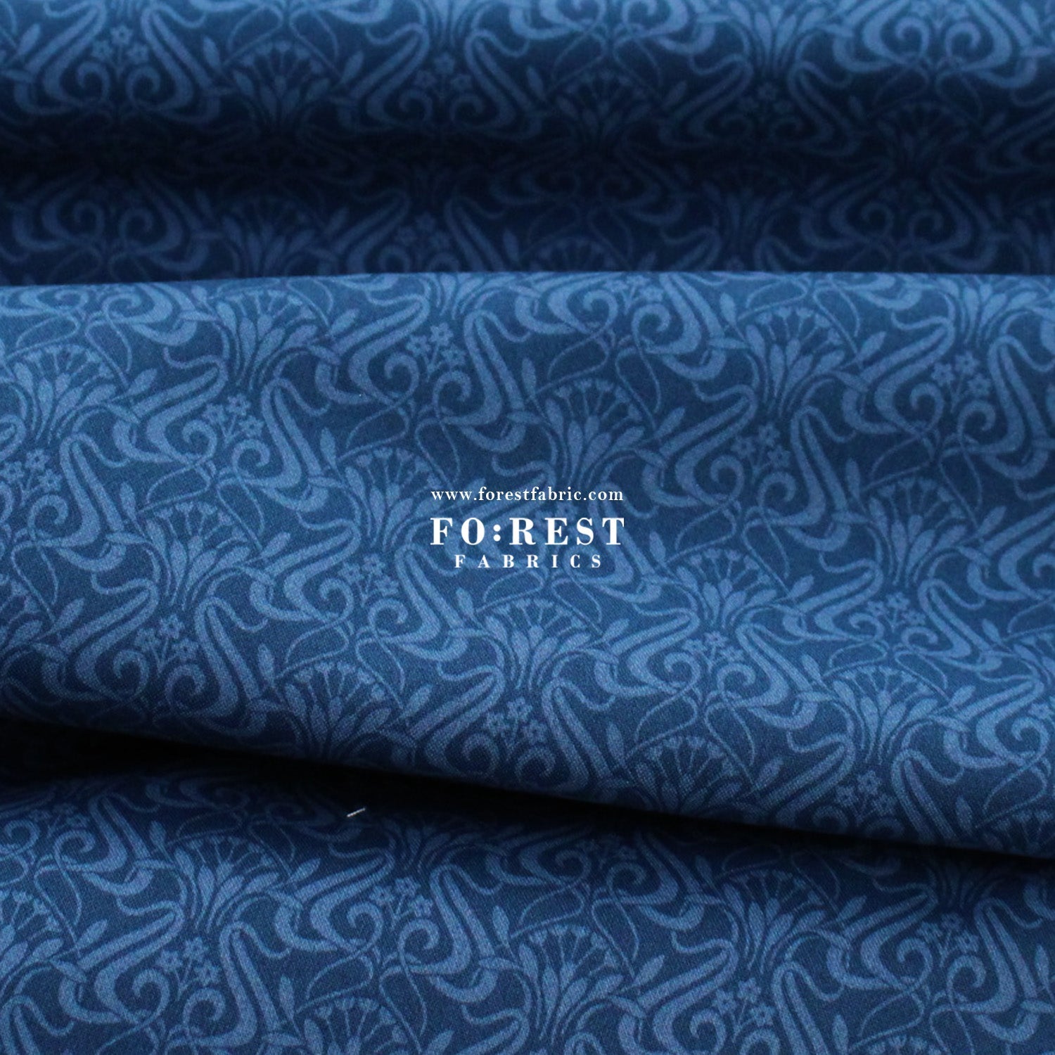 Quilting Liberty - Nouveau Shadow 3 fabric - FO:REST Fabric 布恩堂Liberty fabrictana lawnjapanese fabricykk zipper