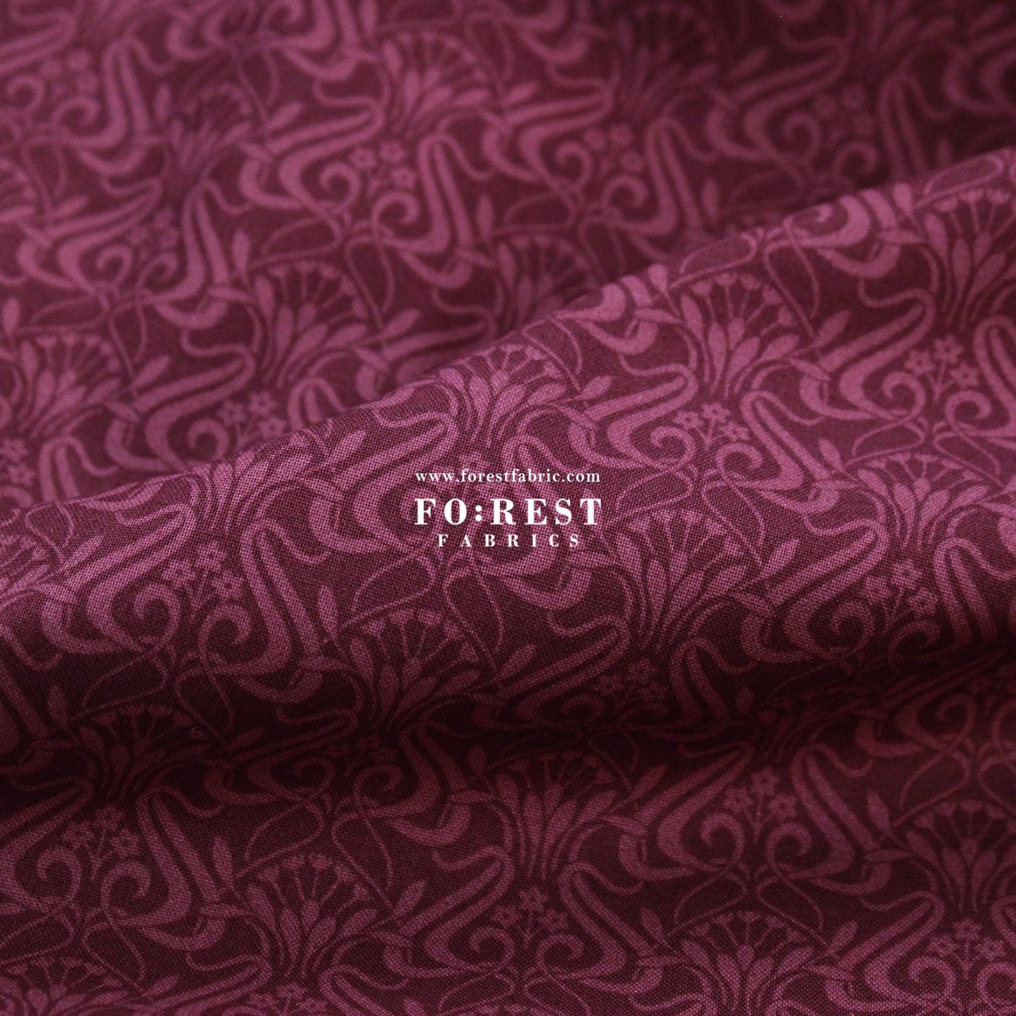 Quilting Liberty - Nouveau Shadow 3 fabric - FO:REST Fabric 布恩堂Liberty fabrictana lawnjapanese fabricykk zipper