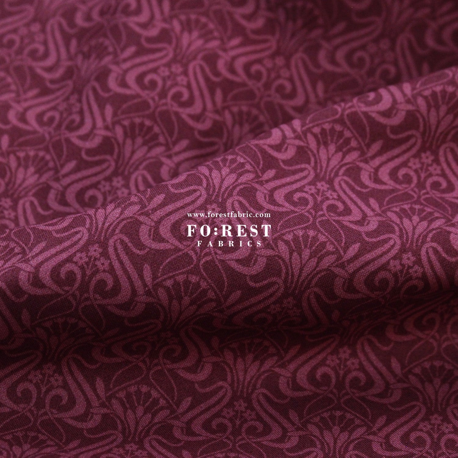 Quilting Liberty - Nouveau Shadow 3 fabric - FO:REST Fabric 布恩堂Liberty fabrictana lawnjapanese fabricykk zipper