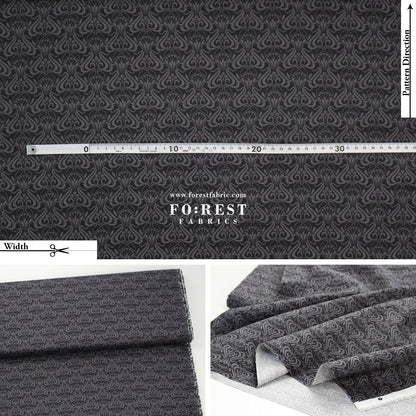 Quilting Liberty - Nouveau Shadow 3 fabric - FO:REST Fabric 布恩堂Liberty fabrictana lawnjapanese fabricykk zipper
