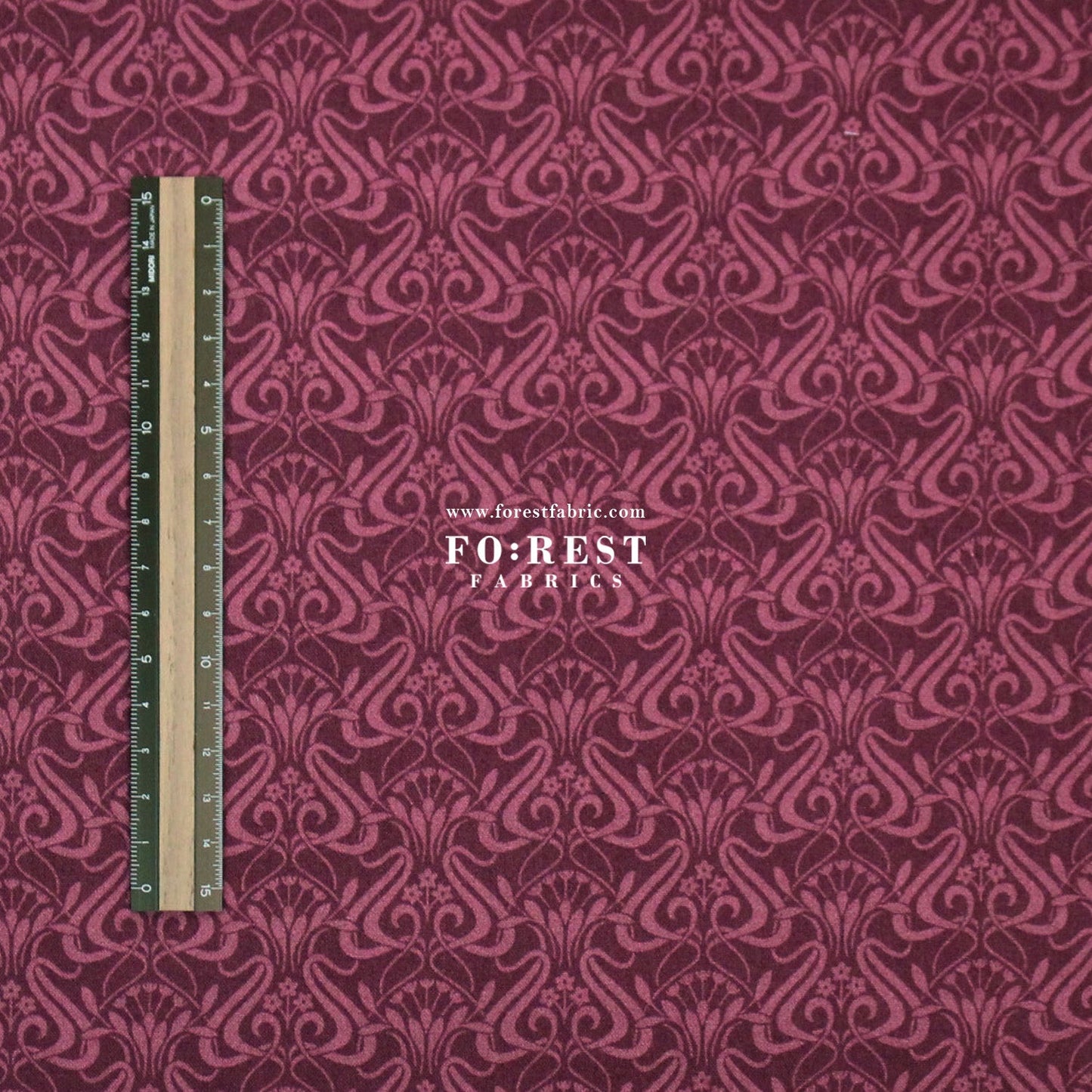 Quilting Liberty - Nouveau Shadow 3 fabric - FO:REST Fabric 布恩堂Liberty fabrictana lawnjapanese fabricykk zipper