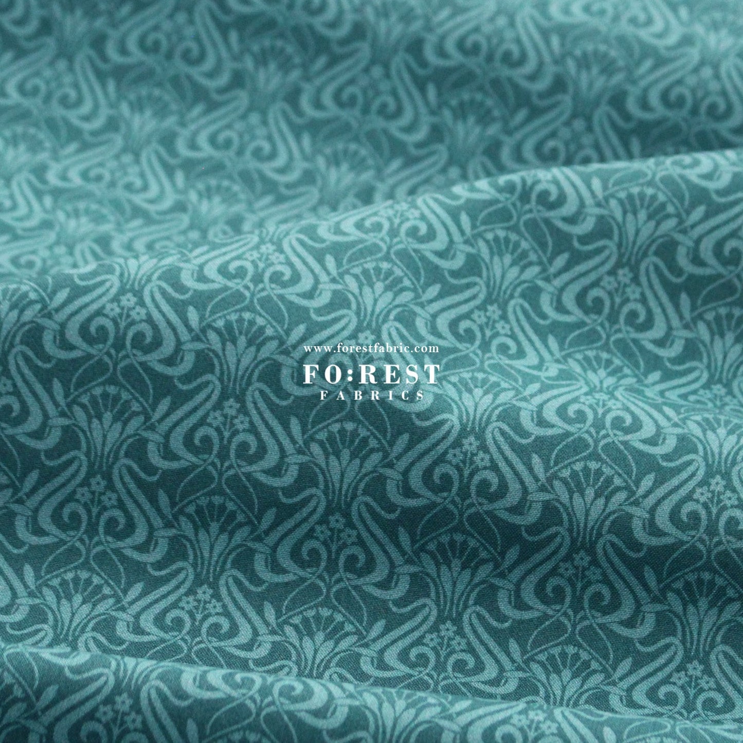 Quilting Liberty - Nouveau Shadow 3 fabric - FO:REST Fabric 布恩堂Liberty fabrictana lawnjapanese fabricykk zipper