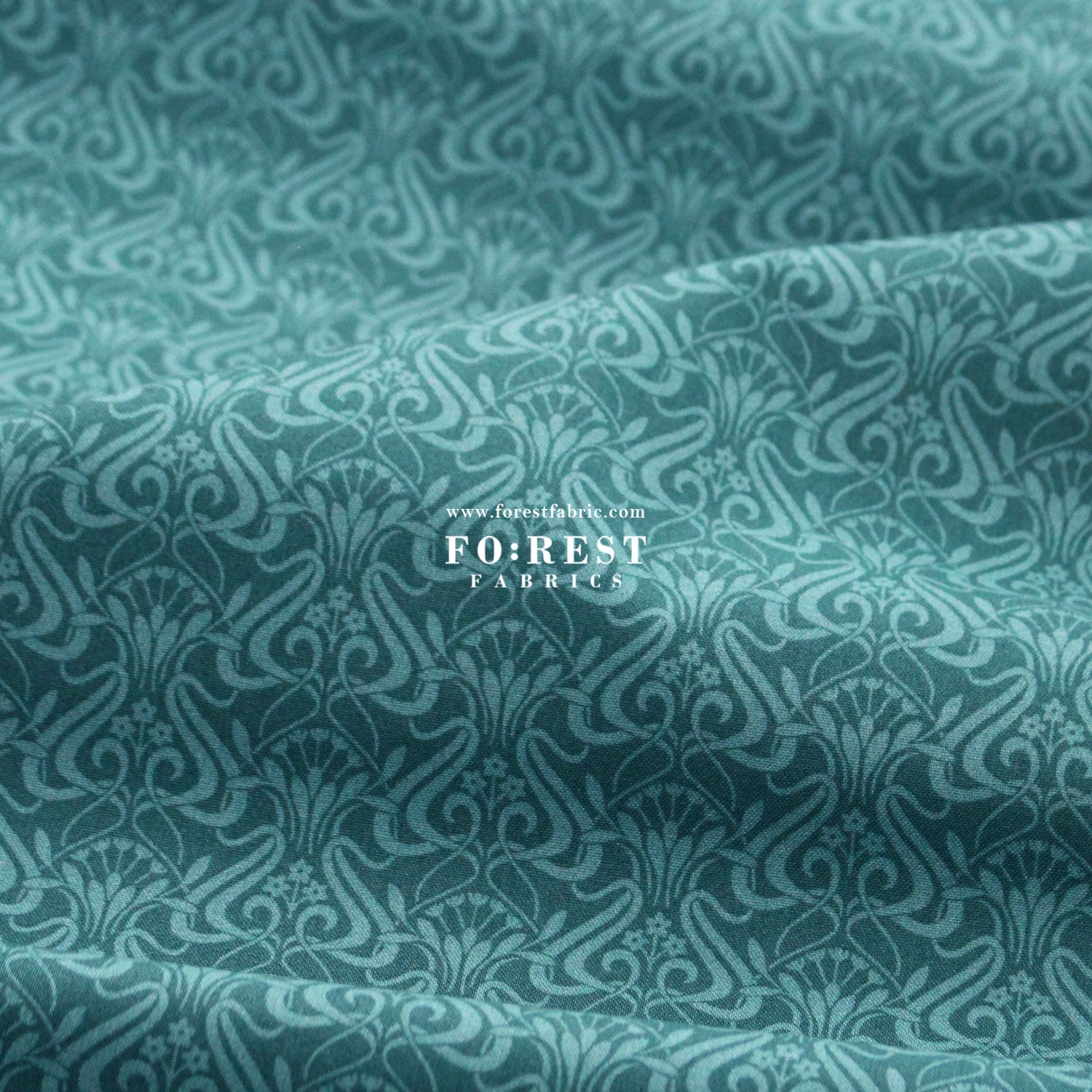 Quilting Liberty - Nouveau Shadow 3 fabric - FO:REST Fabric 布恩堂Liberty fabrictana lawnjapanese fabricykk zipper