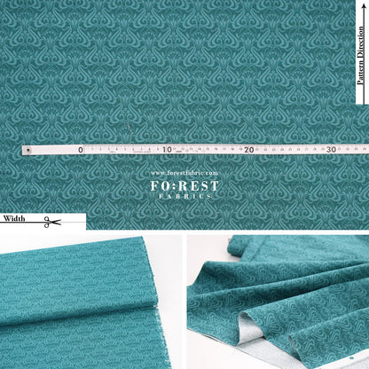 Quilting Liberty - Nouveau Shadow 3 fabric - FO:REST Fabric 布恩堂Liberty fabrictana lawnjapanese fabricykk zipper