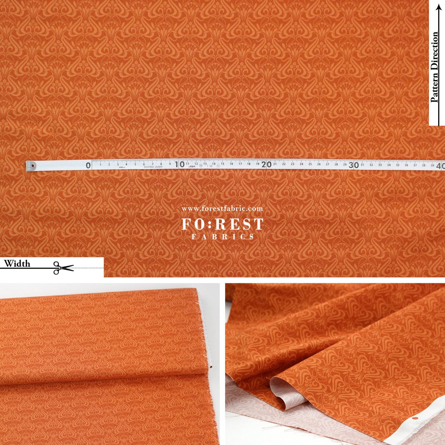 Quilting Liberty - Nouveau Shadow 3 fabric - FO:REST Fabric 布恩堂Liberty fabrictana lawnjapanese fabricykk zipper