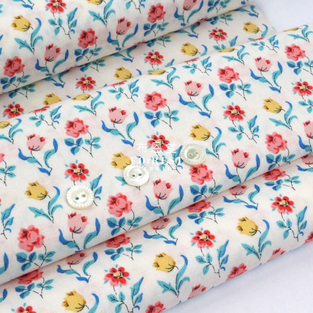 Quilting Liberty - Oshibana A - FO:REST Fabric 布恩堂Liberty fabrictana lawnjapanese fabricykk zipper